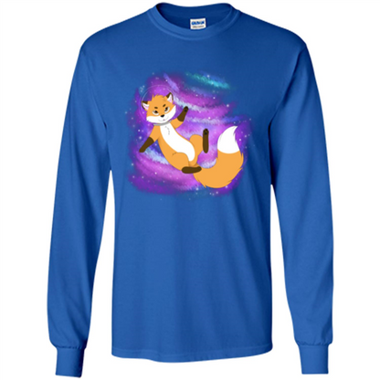 Space Fox T-shirt Royal