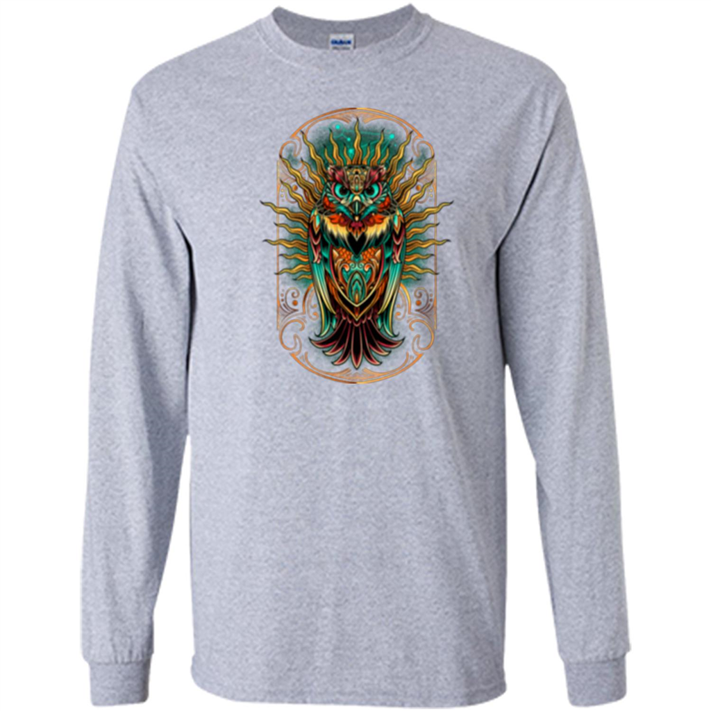 Owl Keeper T-shirt Sport Grey