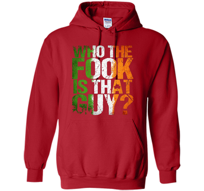 Boxing T-shirt Who The Fook Is That Guy Red