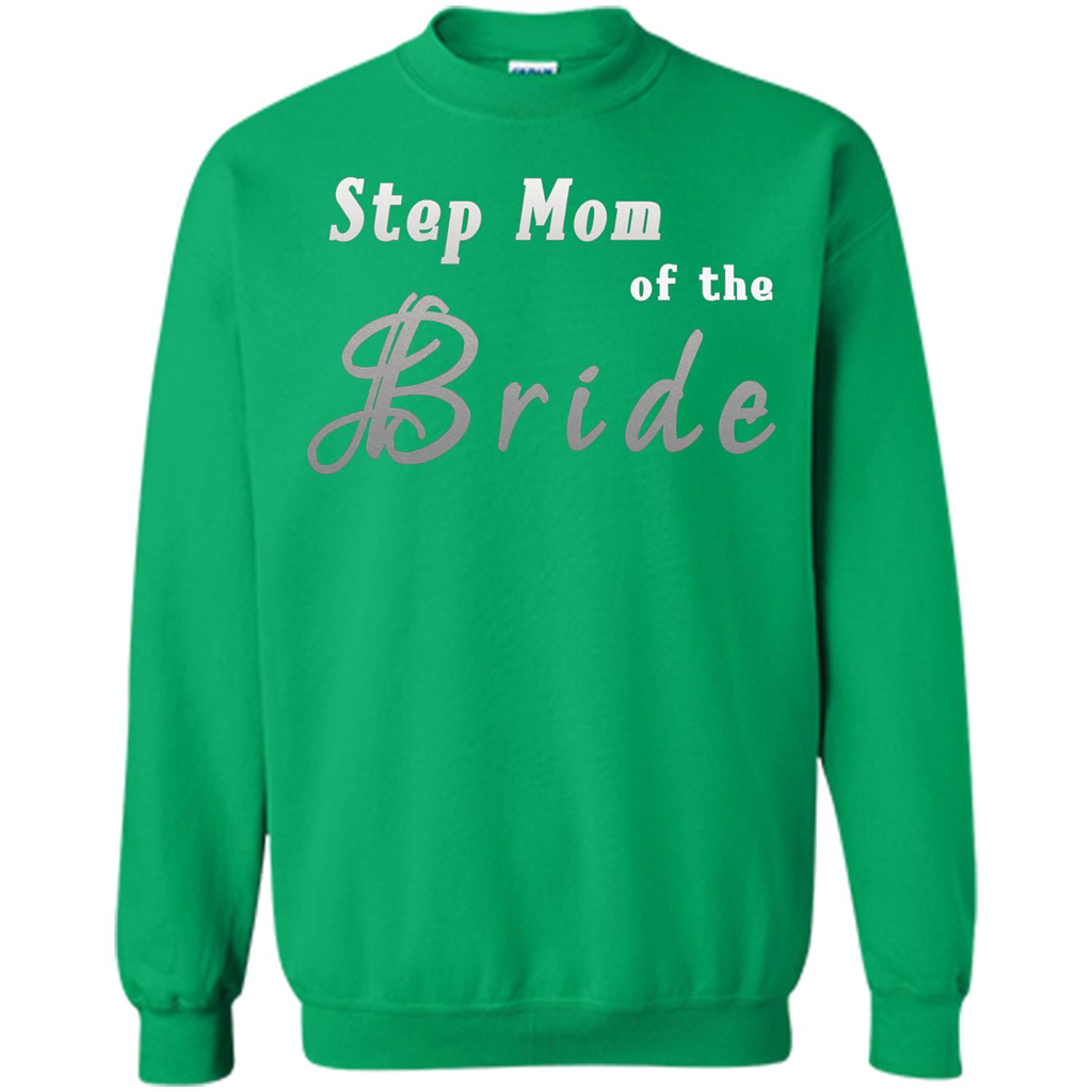Bride's Step Mom T-shirt - New Step Mother Of Bride Irish Green