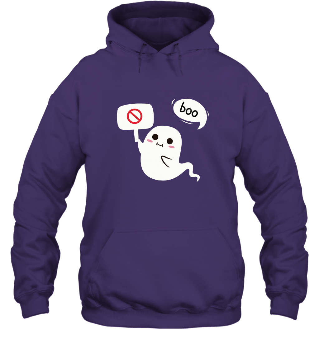 Boo Pink Shirt Hoodie Hoodie Purple