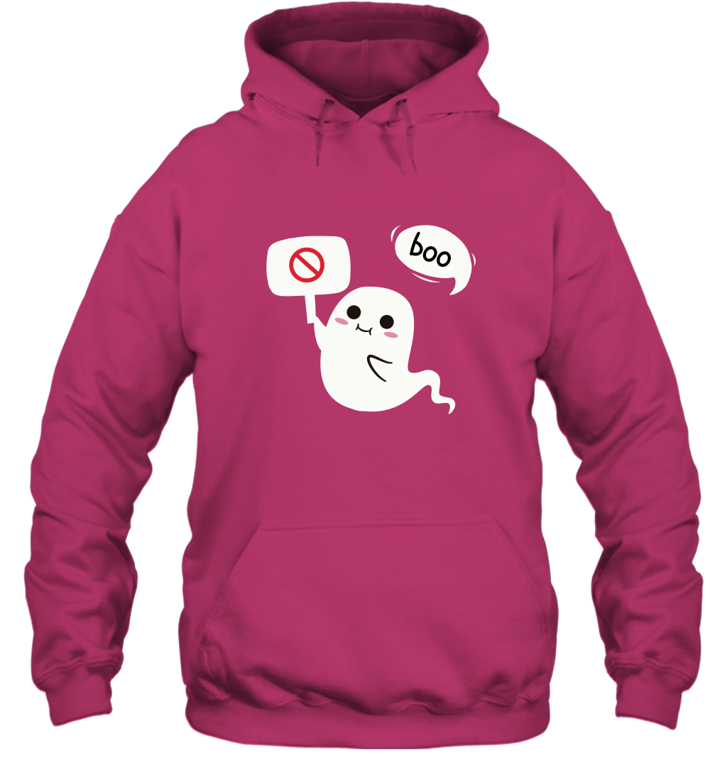 Boo Pink Shirt Hoodie Hoodie Heliconia