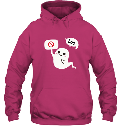 Boo Pink Shirt Hoodie Hoodie Heliconia