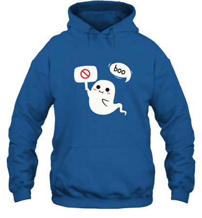 Boo Pink Shirt Hoodie Hoodie Royal
