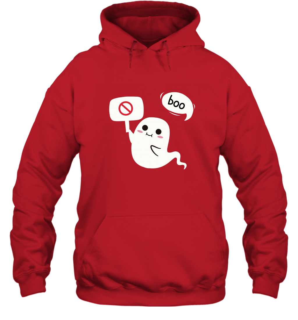 Boo Pink Shirt Hoodie Hoodie Red