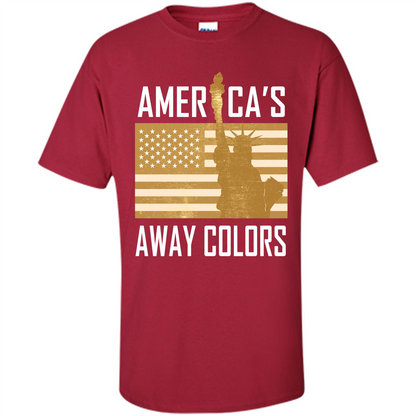 America's Away Colors T-shirt Cardinal