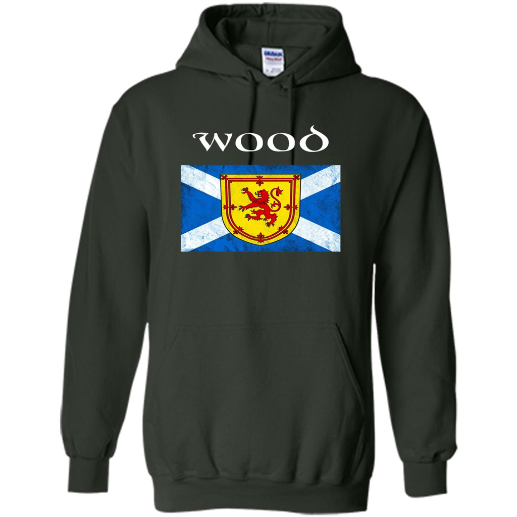 Scottish Clan Wood T-shirt Forest Green