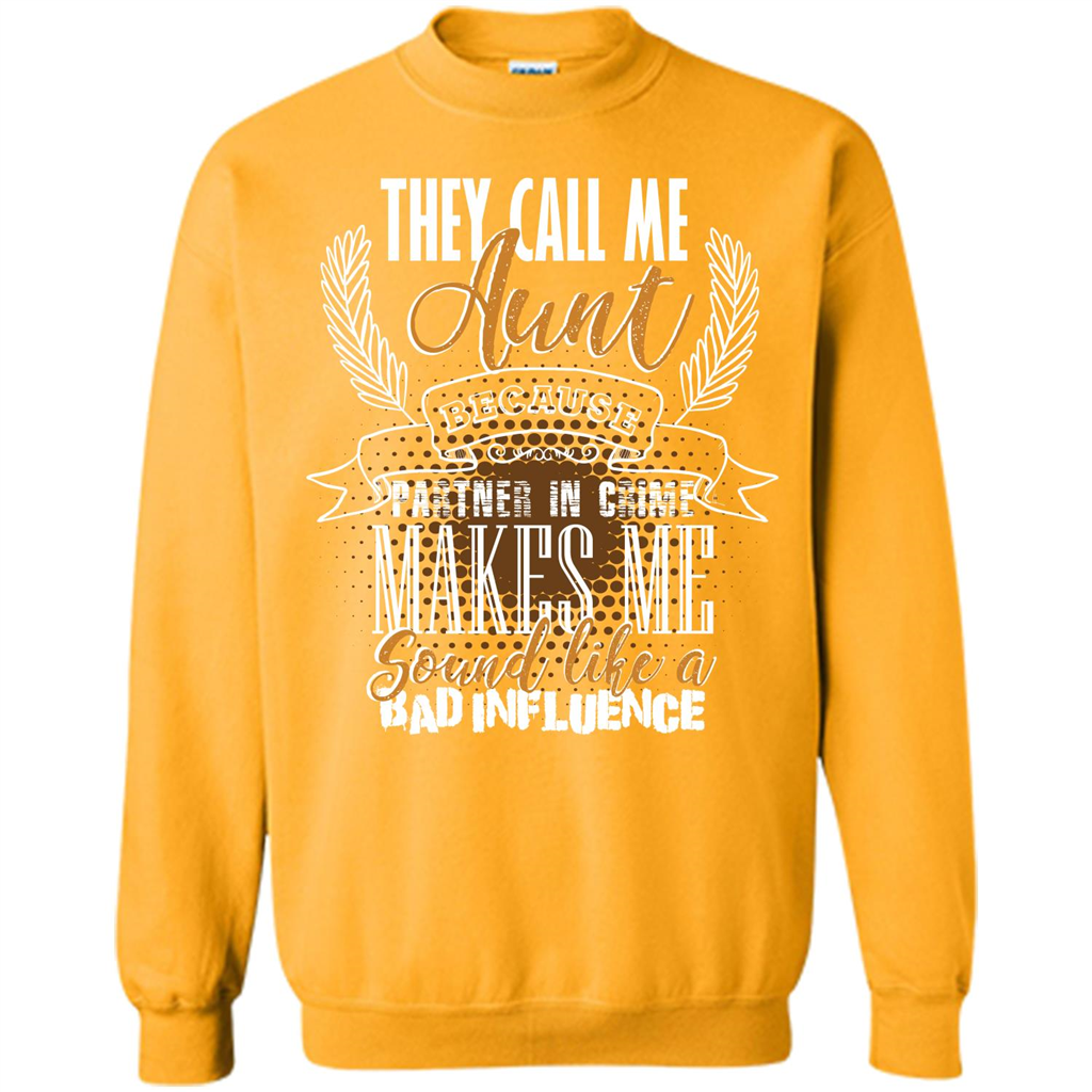 Funny Aunt T-shirt They Call Me Aunt Gold