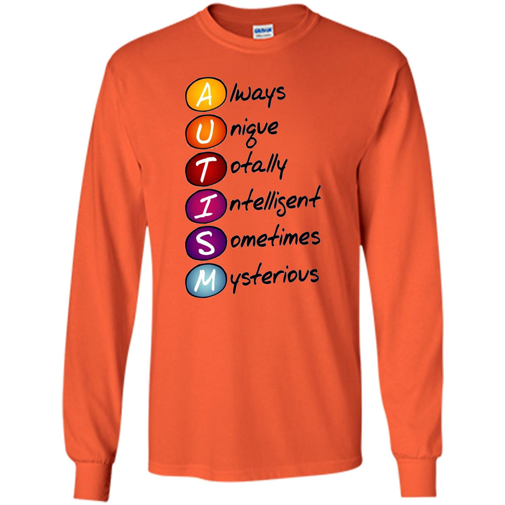 Autism Awareness Definition T-shirt Orange