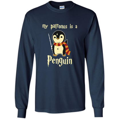 Penguin T-Shirt My Patronus Is A Penguin Hot 2017 T-Shirt Navy