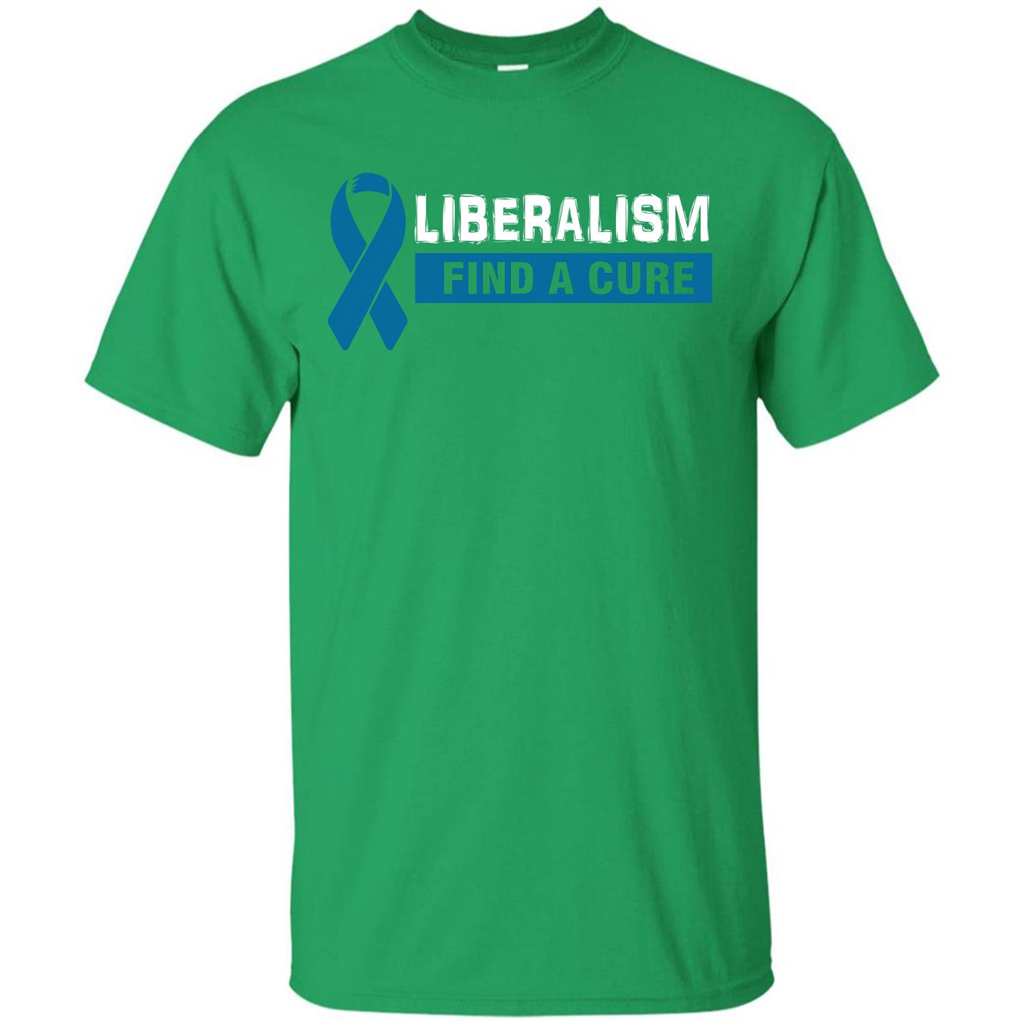 Cancer Awareness T-shirt Liberalism Find A Cure T-shirt Irish Green