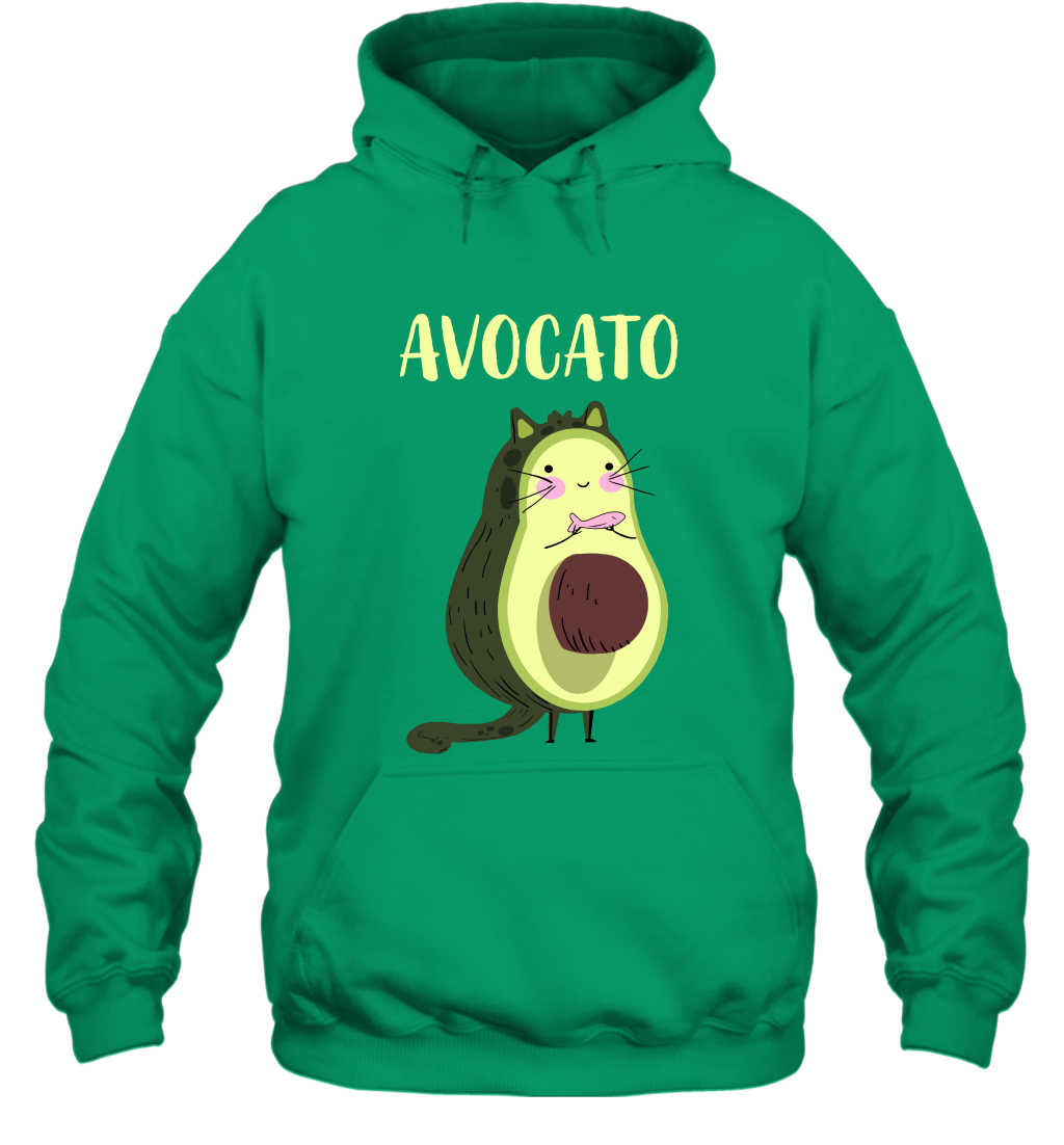 Avocato Avocado Cat Kitten Shirt Hoodie Hoodie Irish