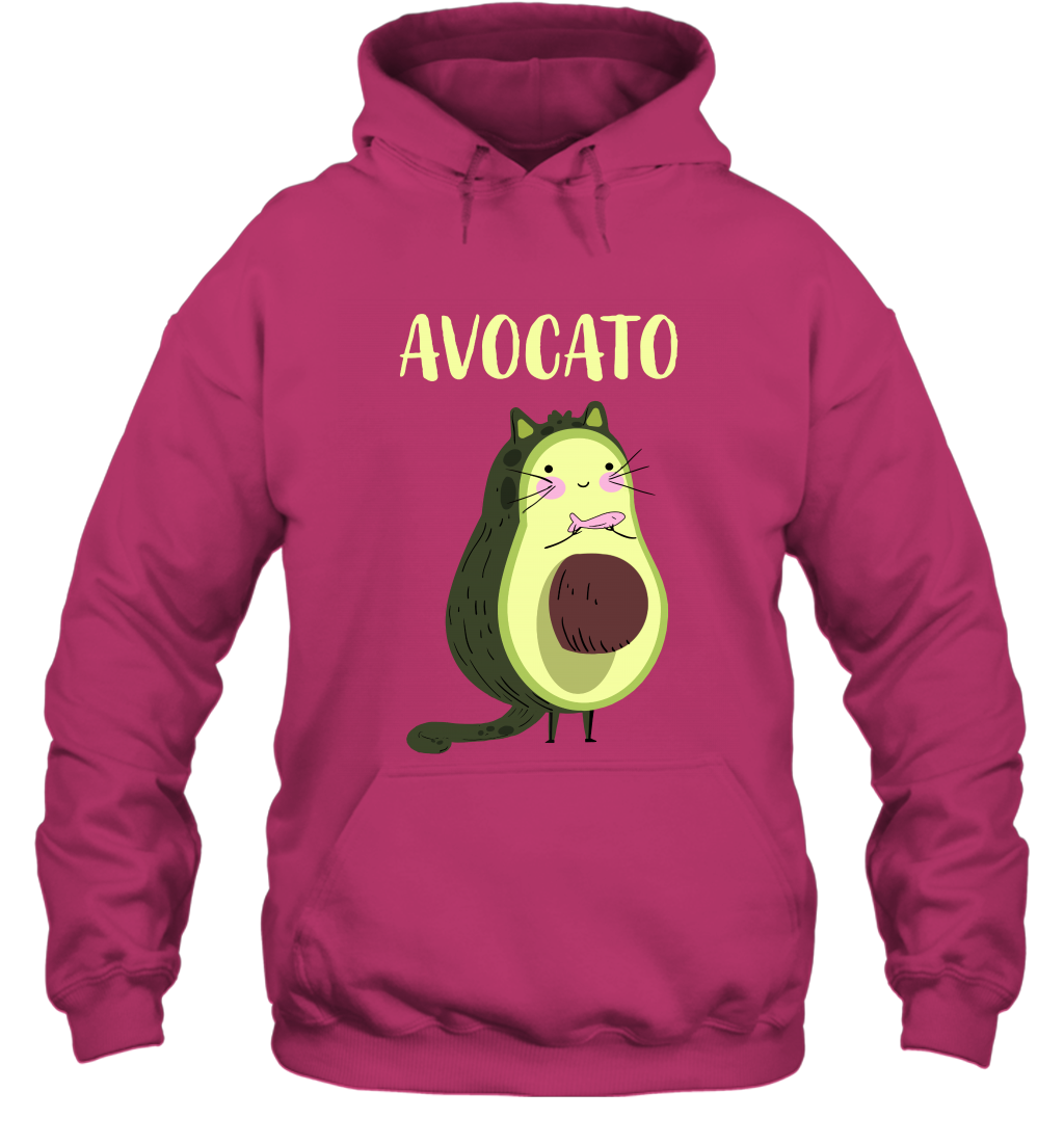 Avocato Avocado Cat Kitten Shirt Hoodie Hoodie Heliconia