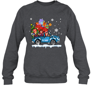Harry Potter On The Car Merry Christmas Sweatshirt