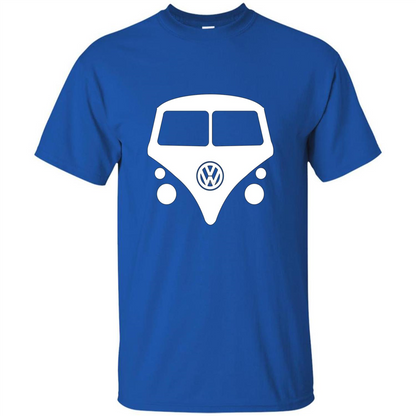 Car Lover T-shirt Split Window Kombi T-shirt Royal