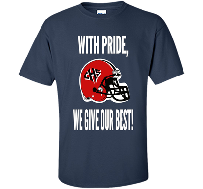 Syrupmaker, With Pride We Give Our Best! T-Shirt shirt Navy