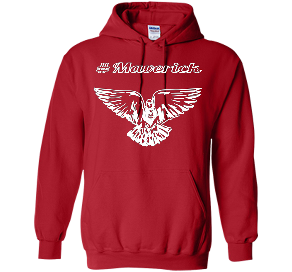 Vibrant T-Shirt Be A Maverick T-shirt Red