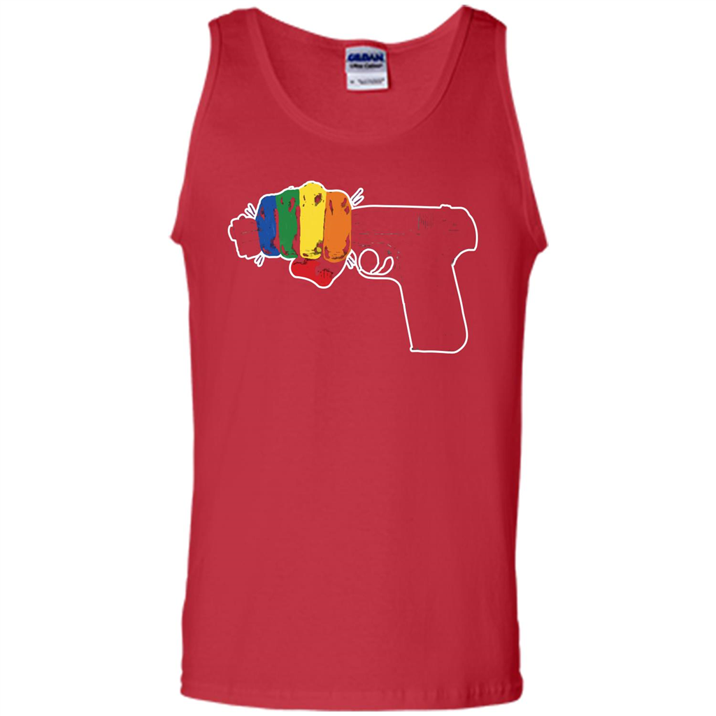 LGBT T-shirt Stop Gun Violence T-shirt Red