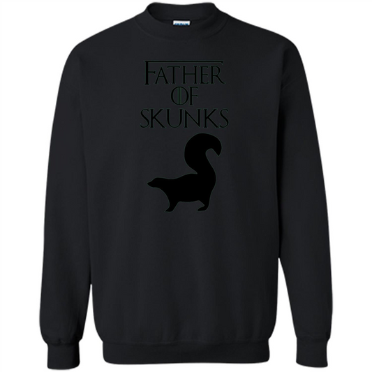 Father of Skunks T-shirt Black