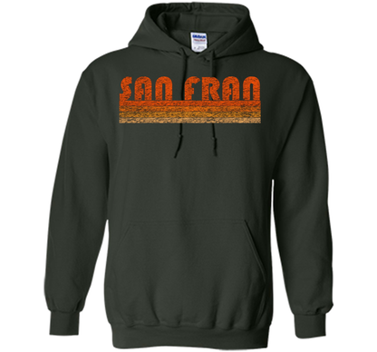 Vintage Retro San Francisco T-Shirt cool shirt Forest Green