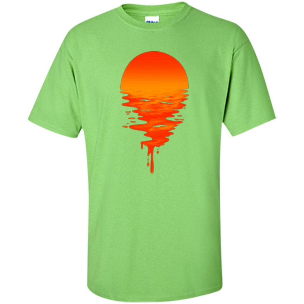 Sunset T-shirt Lime
