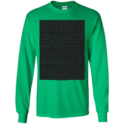 Bee Movie Script T-shirt Irish Green