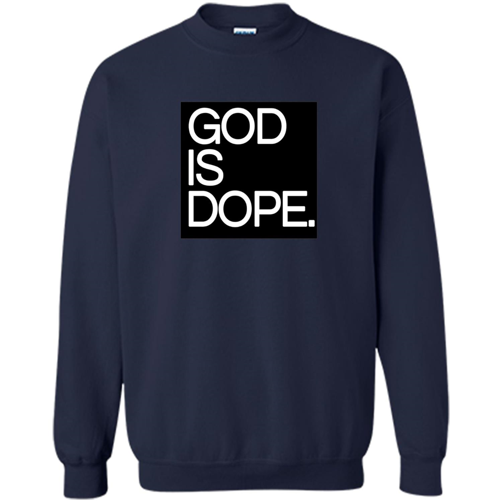 Christian T-shirt God Is Dope T-shirt Navy