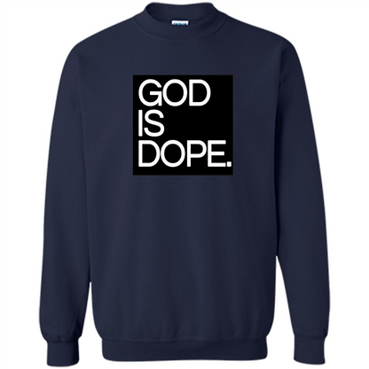 Christian T-shirt God Is Dope T-shirt Navy