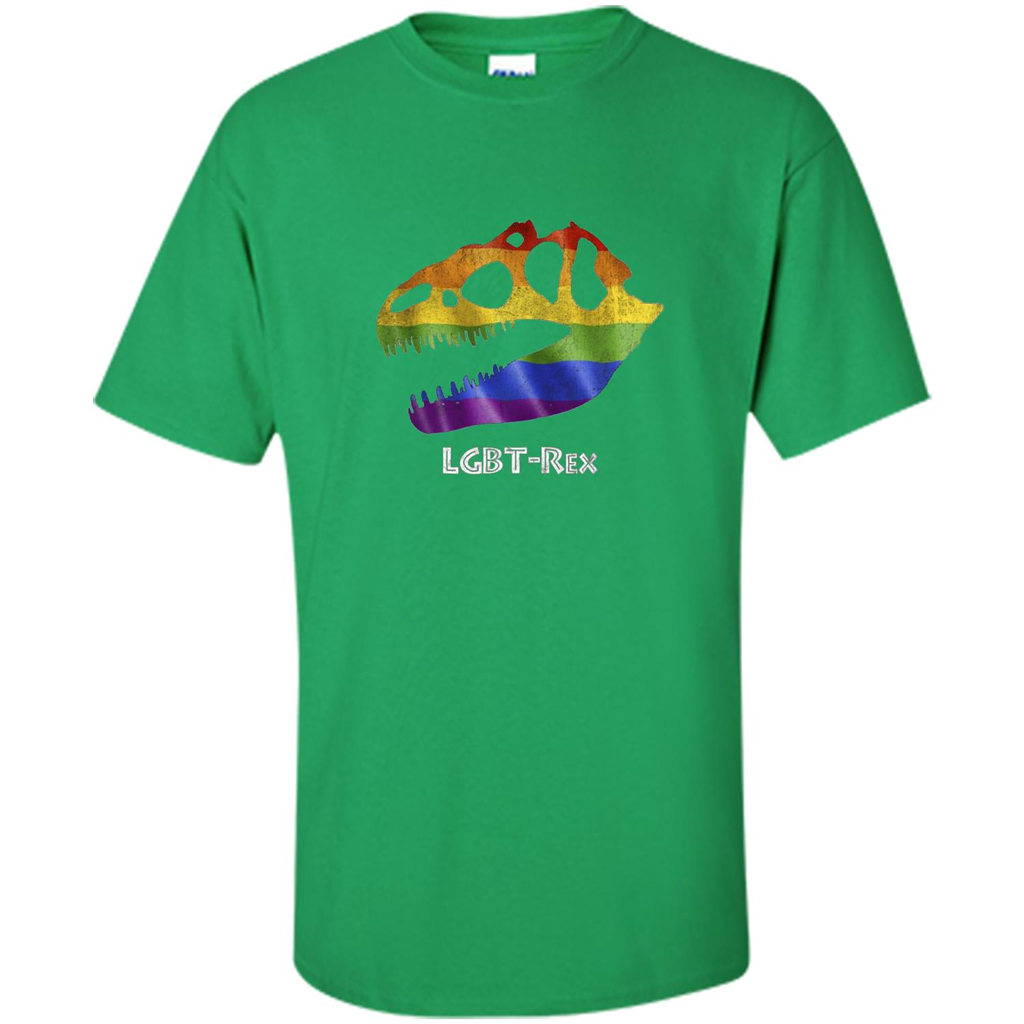 LGBTQ Pride T-shirt LGBT-Rex Irish Green