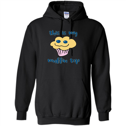Baking T-shirt Funny This Is My Muffin Top T-Shirt Black