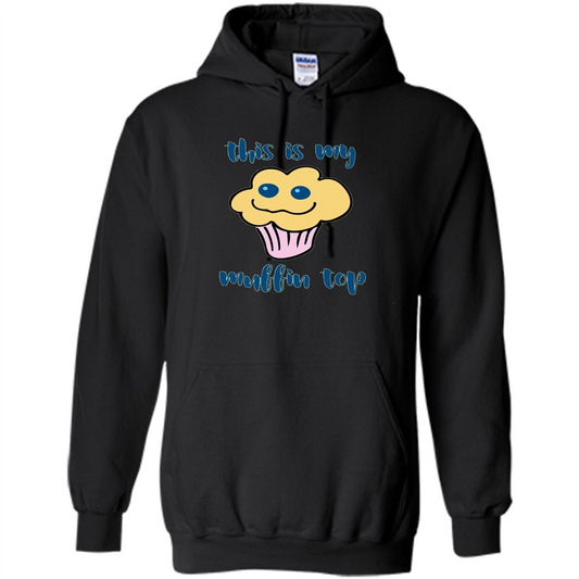 Baking T-shirt Funny This Is My Muffin Top T-Shirt Black