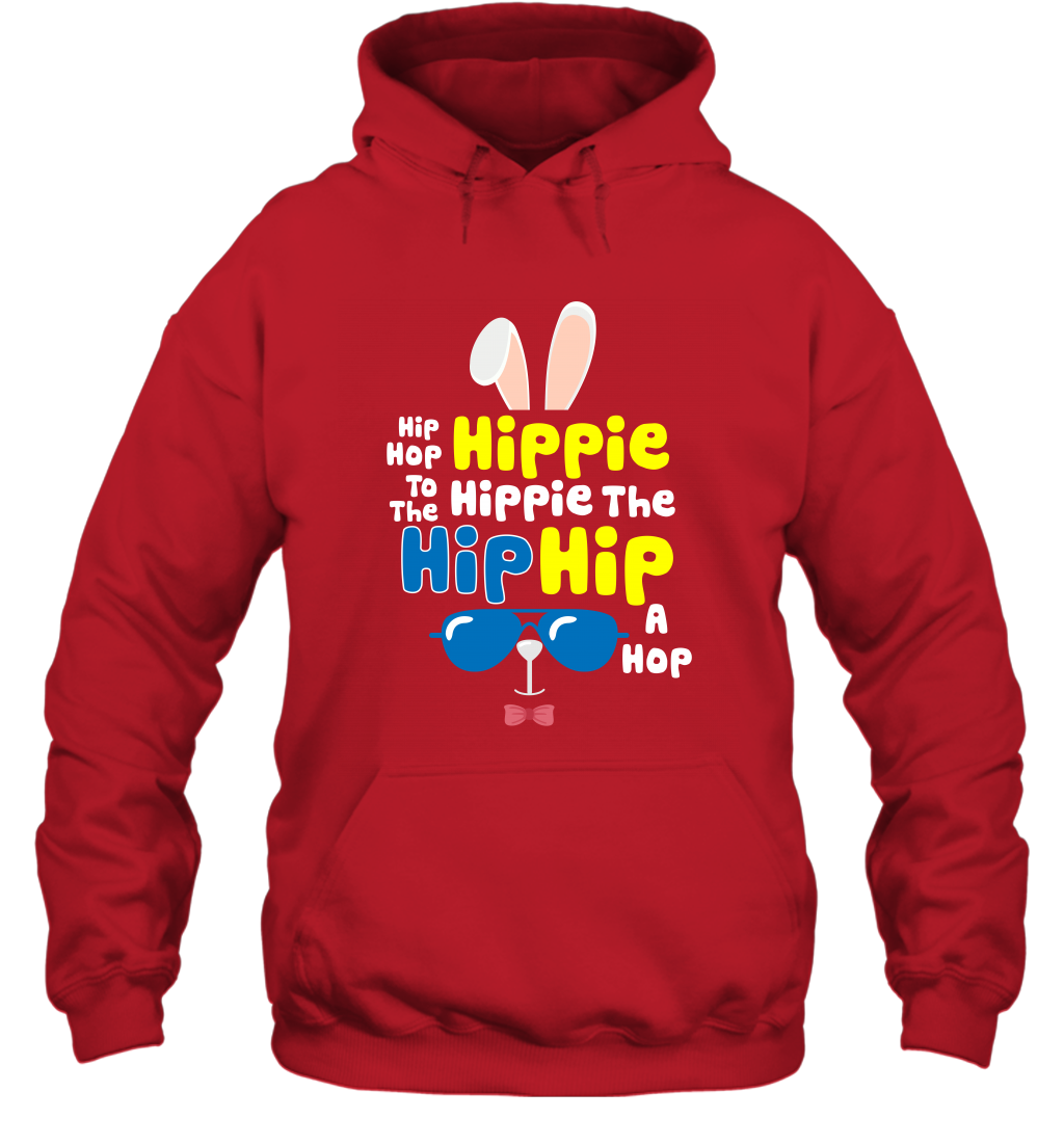 Hip Hop To The Hippie Easter Day Shirt Hoodie Hoodie Red