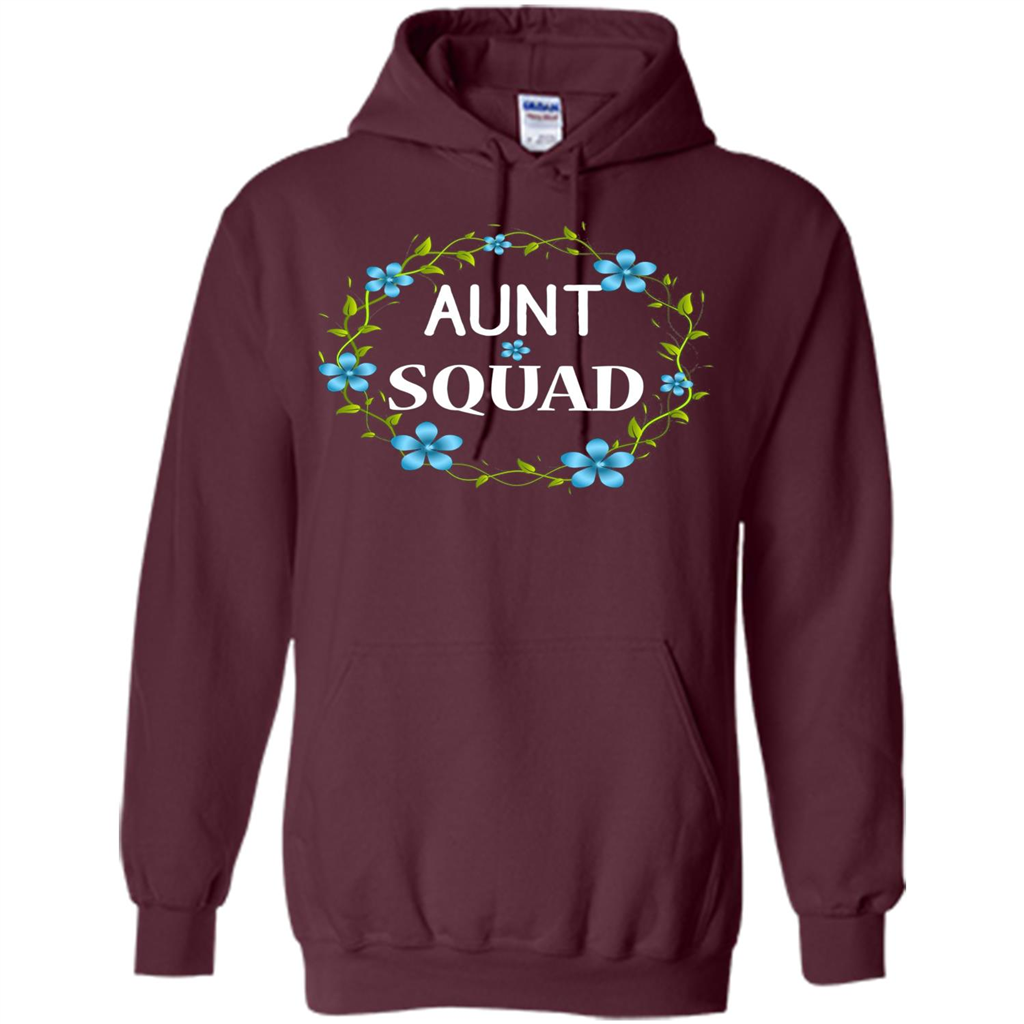 Aunt Squad T-shirt Maroon