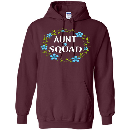 Aunt Squad T-shirt Maroon