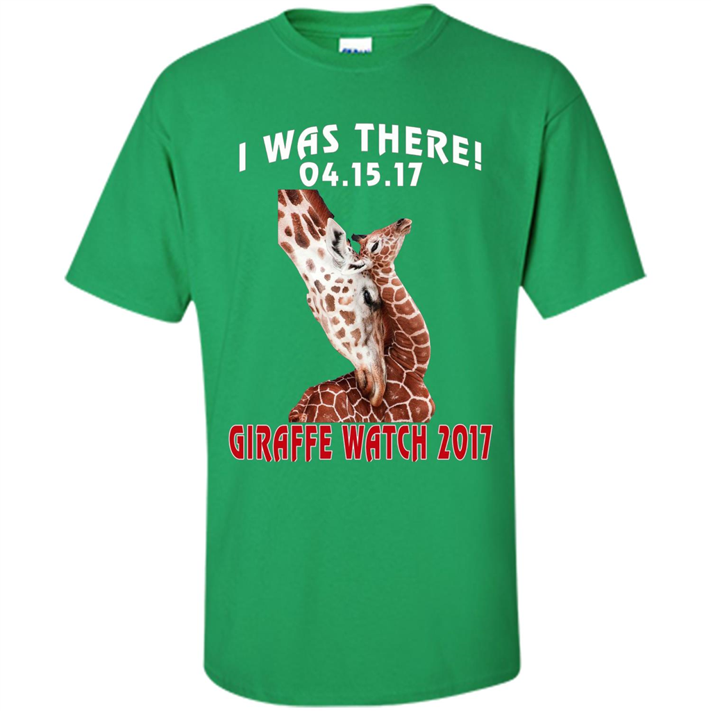 Giraffe T-Shirt I Was There 04.15.17 Irish Green
