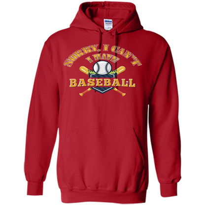 Basketball T-shirt Sorry, I Can't I Have Basketball Red