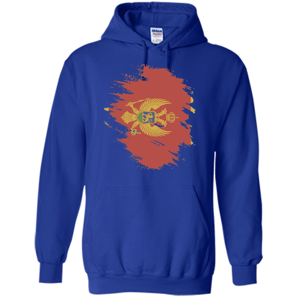 Flag of Montenegro T-shirt National Montenegrin Royal