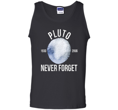 Pluto Never Forget Premium Funny T-Shirt cool shirt Black