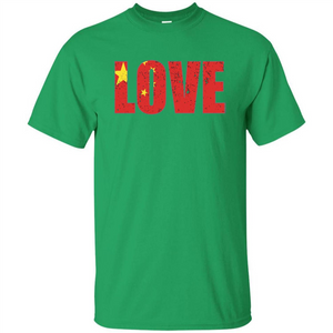 I Love China Flag T-shirt