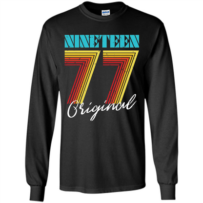 Original 1977 Birthday T-shirt Black