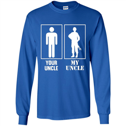 Your Uncle My Uncle Military Proud Army Navy Air Force T-shirt Royal