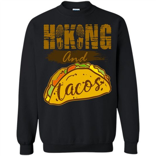 Hiking And Tacos T-shirt Black
