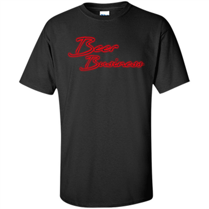 Beer T-shirt Beer Business Black