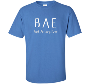 BAE Best Actuary Ever Tshirt funny work job humor shirt shirt