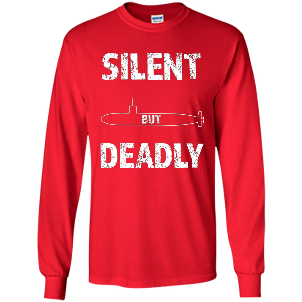 Submariners T-shirt Silent But Deadly T-shirt Red