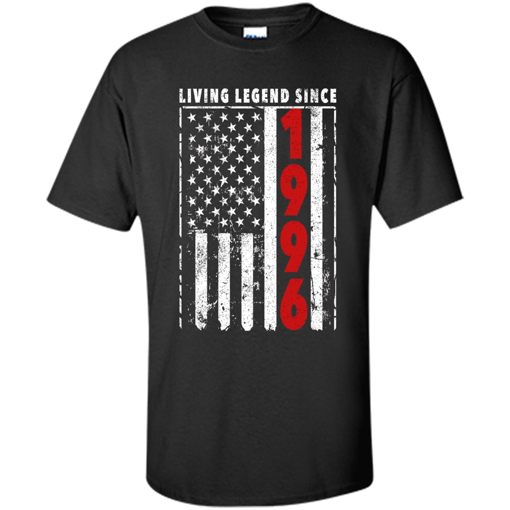 Happy Birthday Shirt Living Legend Since 1996 Black