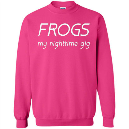 Frogs My Nighttime Gig T-shirt Heliconia