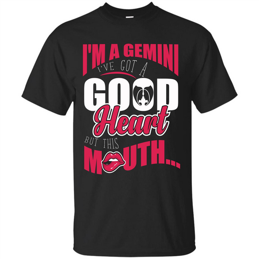 Gemini T-shirt Im A Gemini Ive Got A Good Heart Royal