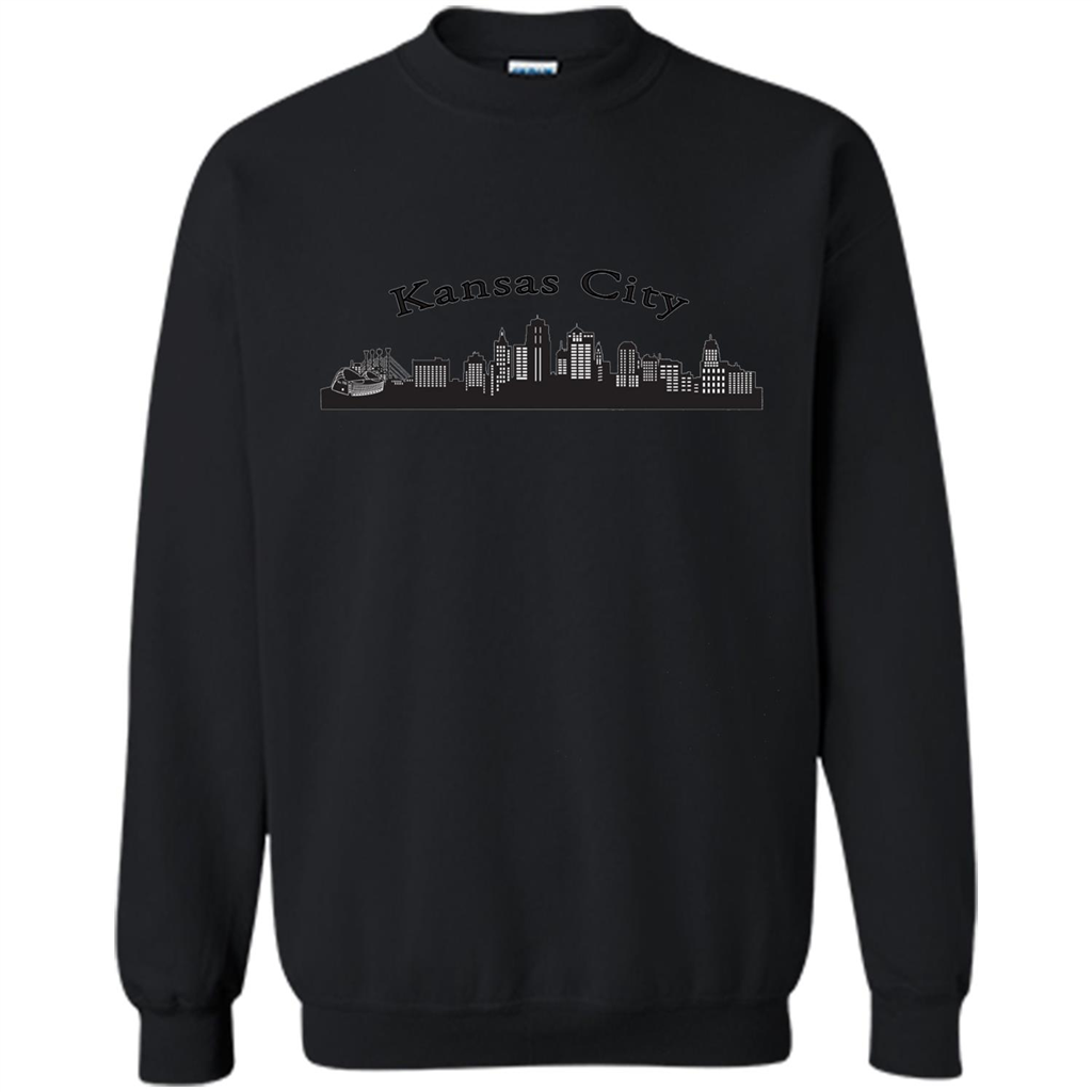 Kansas City Skyline T-shirts Black