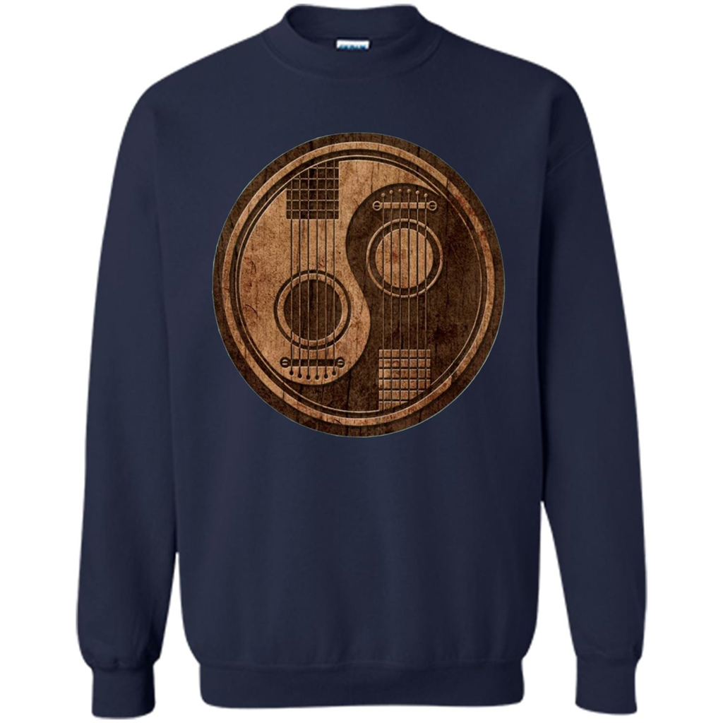 Best gift for Guitar T-shirt Guitar Ying-Yang Gift Navy